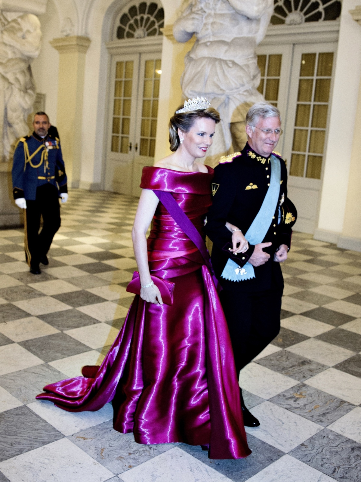 Belgická kráľovná Mathilda a jej manžel - kráľ Filip.
