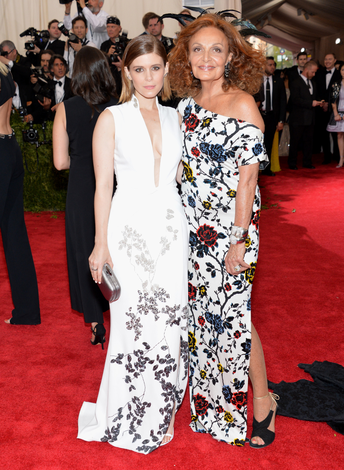 Herečka Kate Mara a dizajnérka Diane von Furstenberg.