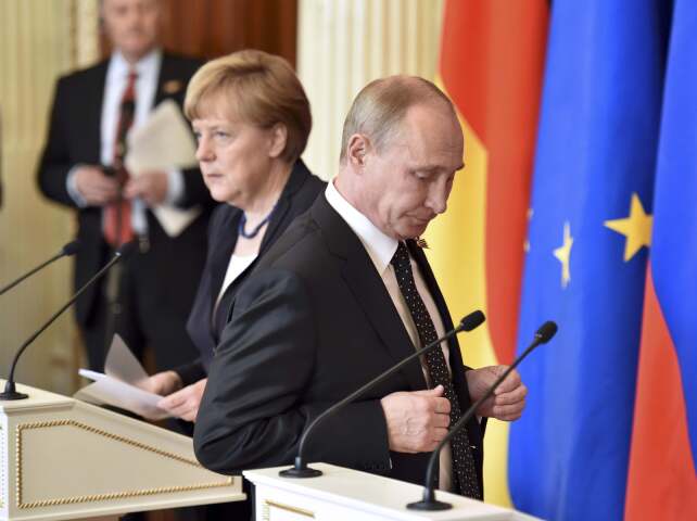 Angela Merkelová, Vladimir Putin
