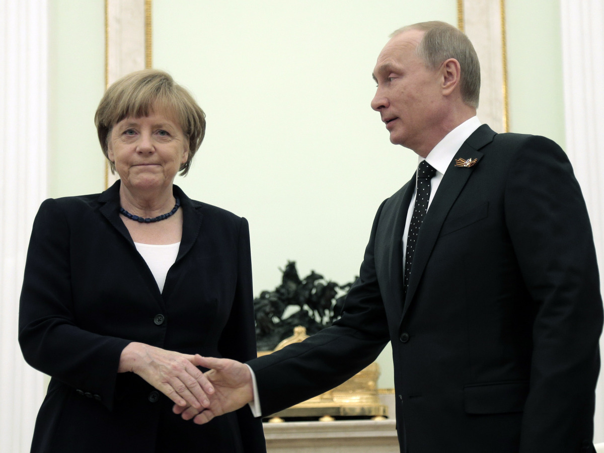 Angela Merkelová, Vladimir Putin