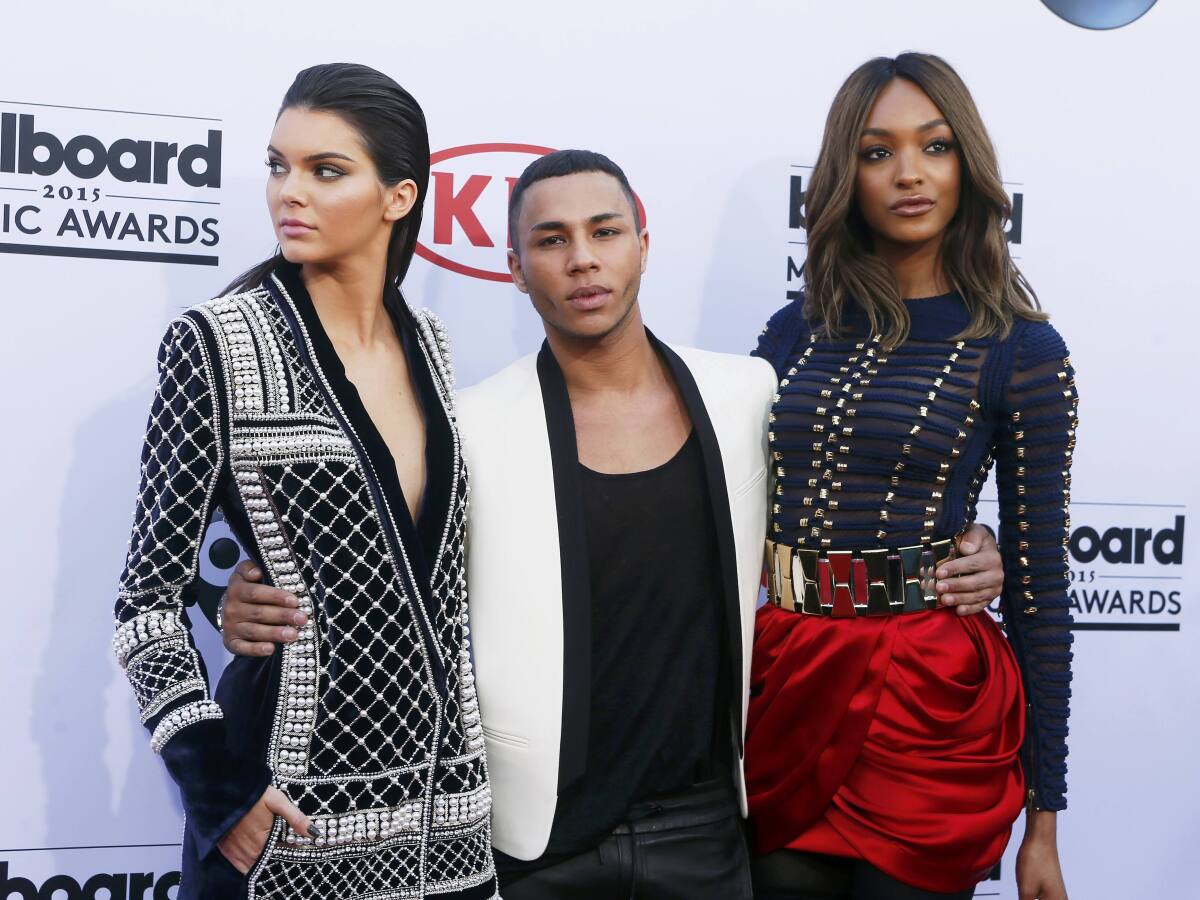 Kendall Jenner, Olivier Rousteing, Jourdan Dunn