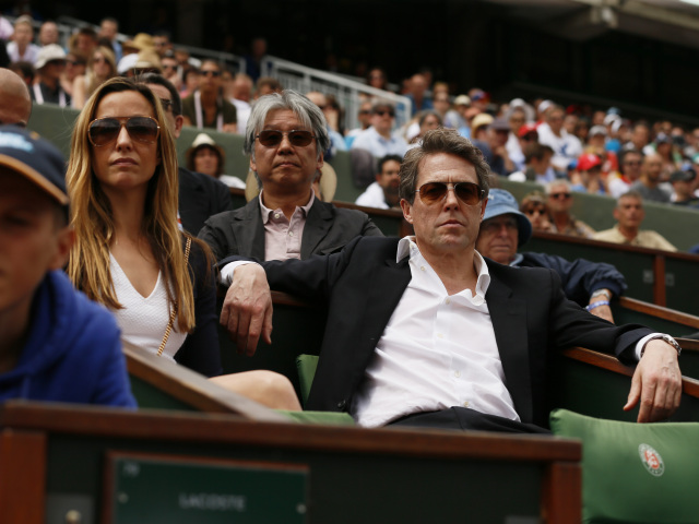 Hugh Grant a Ann Elisabet Eberstein