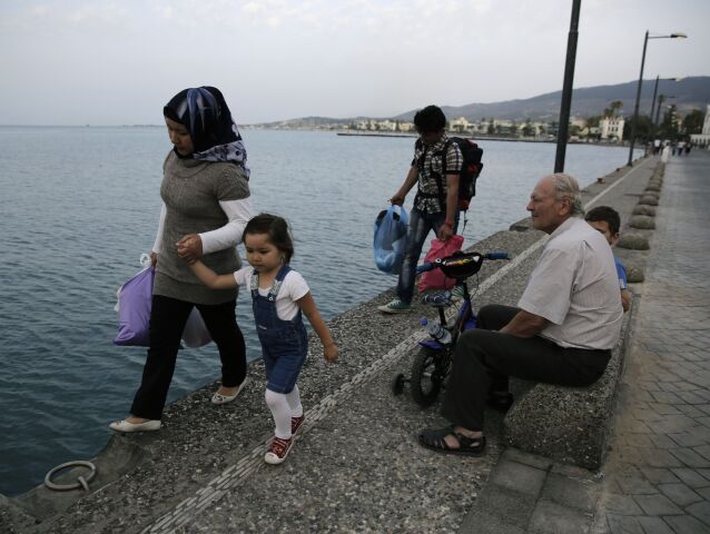 Grécko, migranti, utečenci, prisťahovalci,