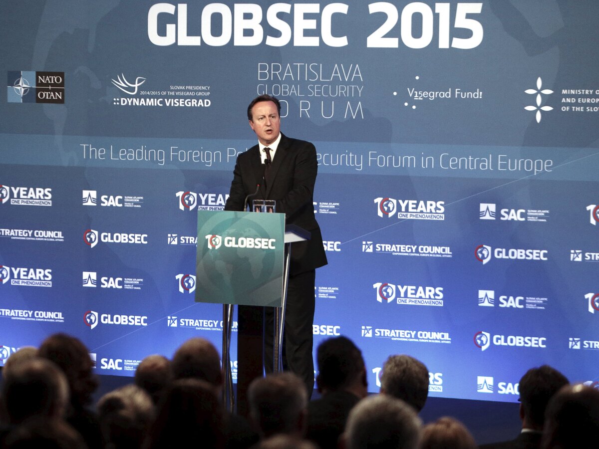David Cameron, GLOBSEC