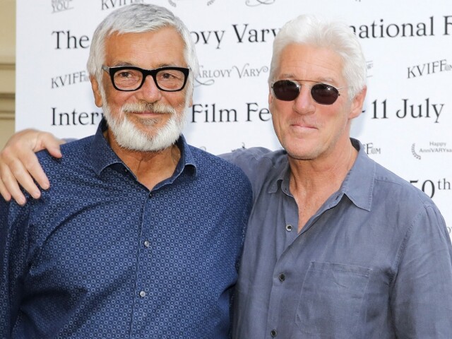 Richard Gere  a Jiří Bartoška
