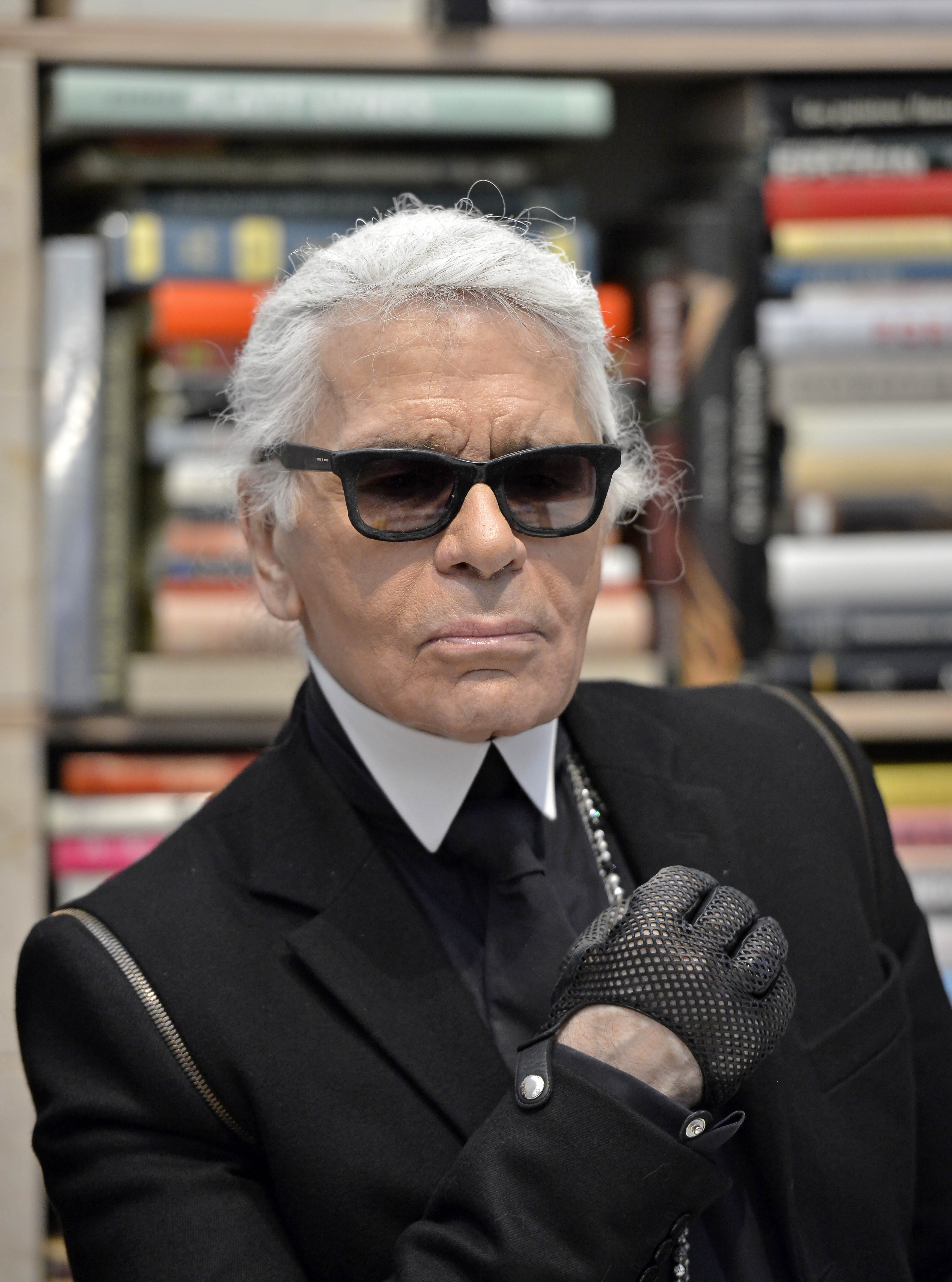 Dizajnér Karl Lagerfeld.