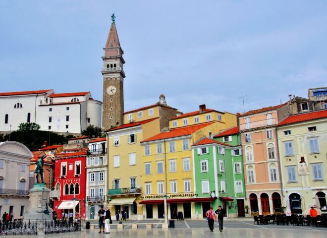 Piran, Slovinsko,