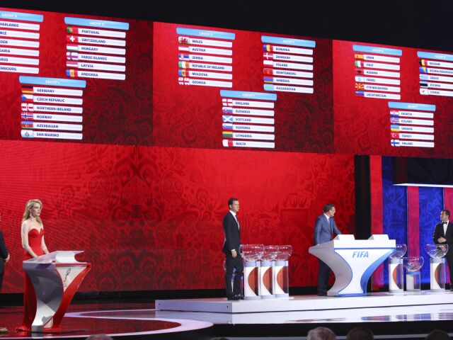 žreb kvalifikácie MS 2018, futbal
