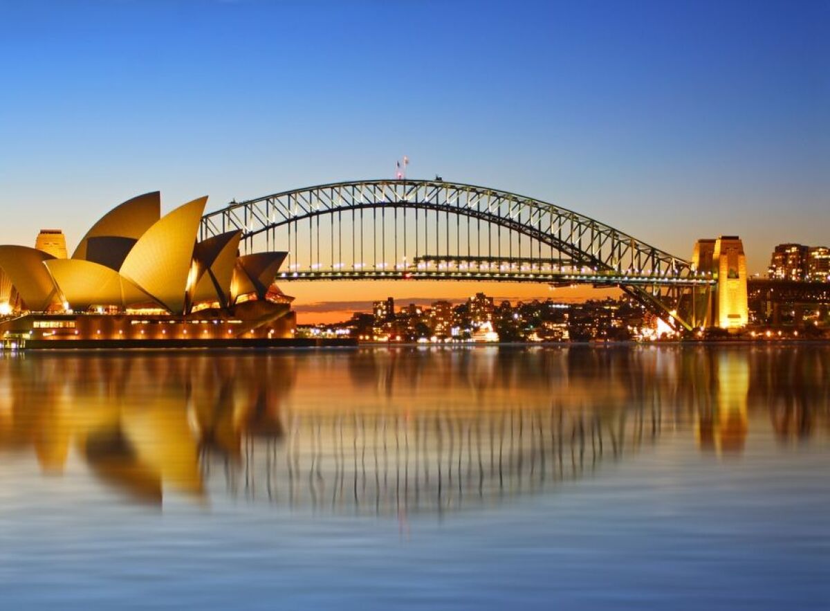 Sydney Harbour Bridge, most, Austrália