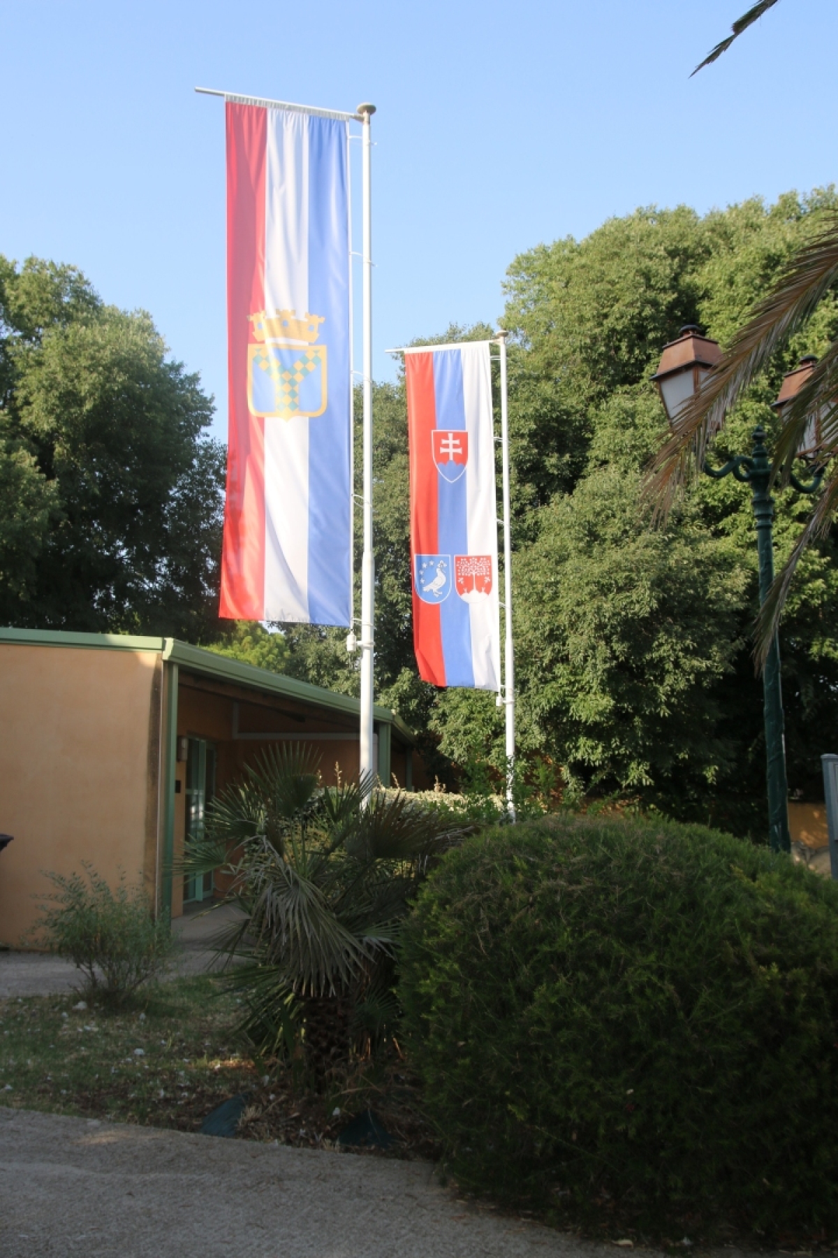 Slovenská vlajka v Paulhame