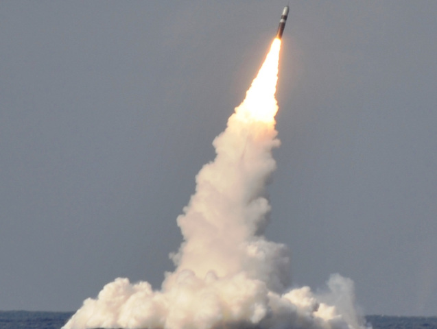 balistická raketa, trident, odpálenie, raketa