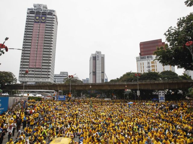 Malajzia, Kuala Lumpur, protest, demonštrácia,