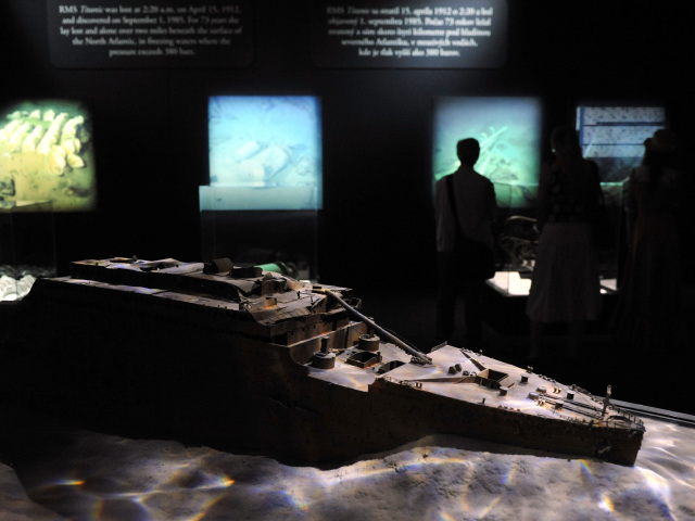 Výstava, Titanic, Bratislava, model, vrak,