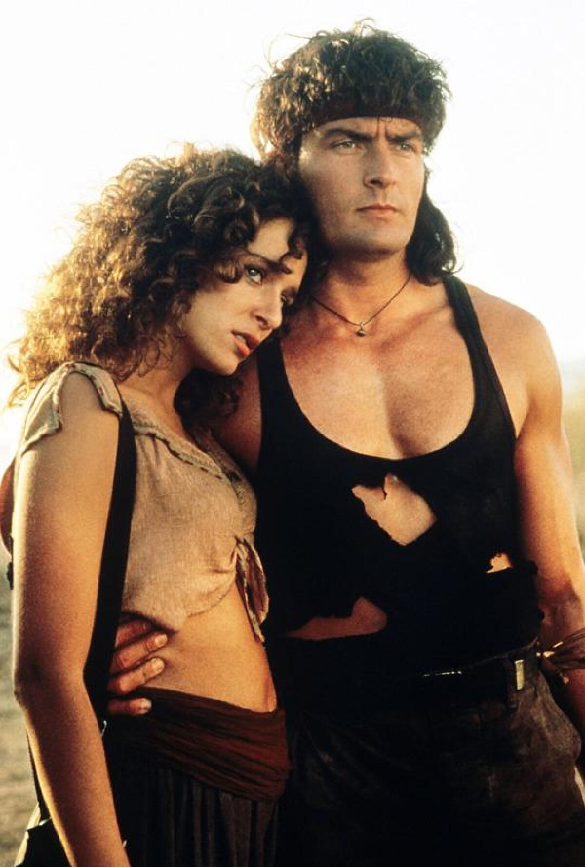 Valeria Golino a Charlie Sheen