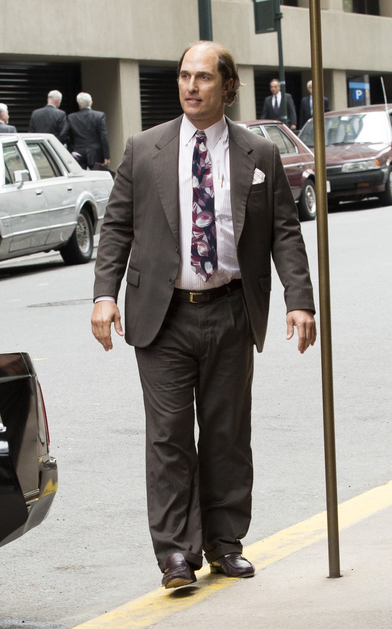 Herec Matthew McConaughey na nakrúcaní filmu Gold v New Yorku.