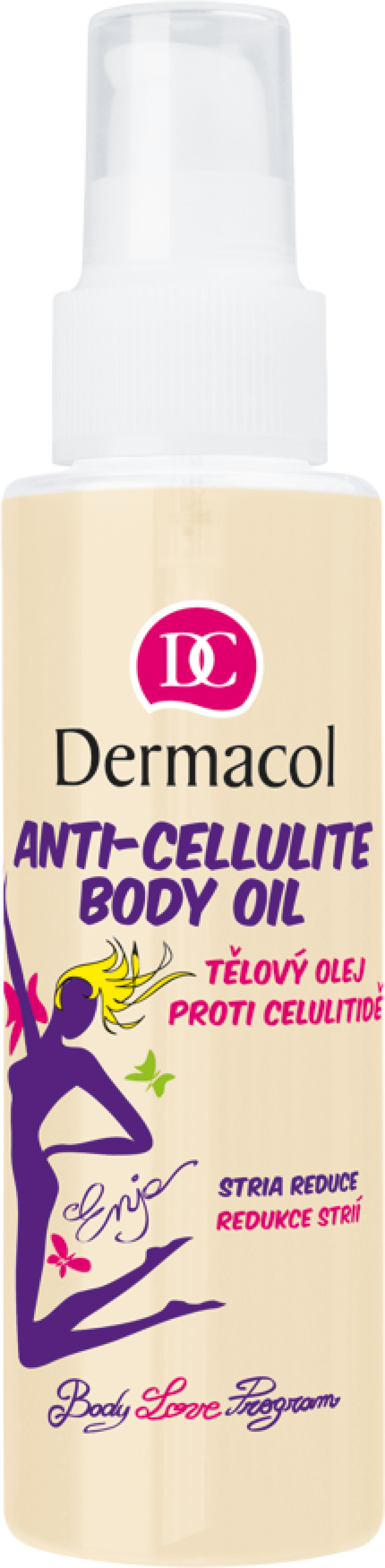Telový olej proti celulitíde a striám Anti-cellulite Body Oil od Dermacol