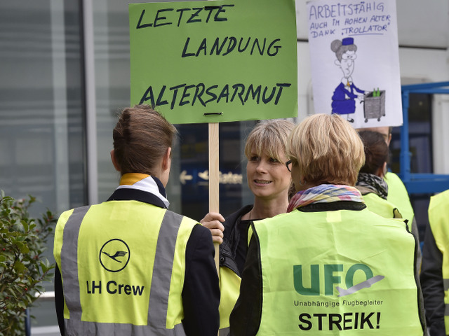 Nemecko, Lufthansa, štrajk
