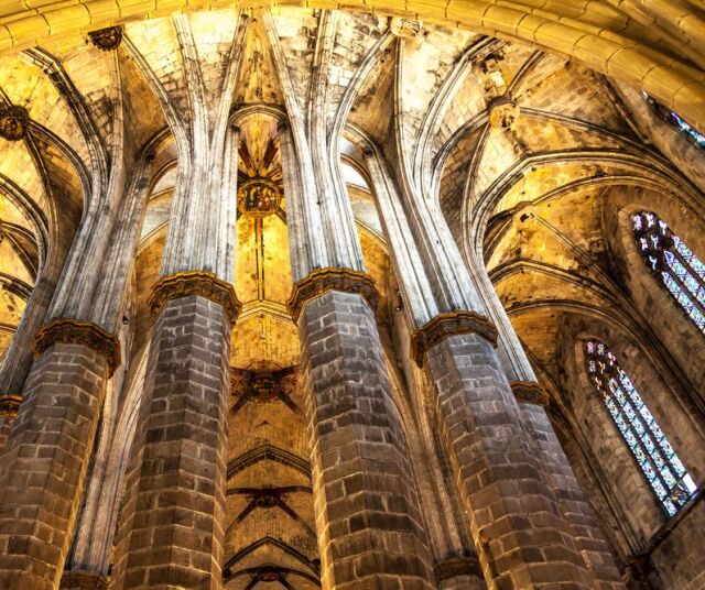 Bazilika Santa Maria del Mar, Barcelona, Španielsko