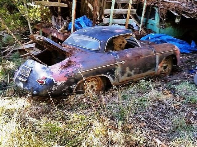 Porsche 356 Speedster - vzácny vrak
