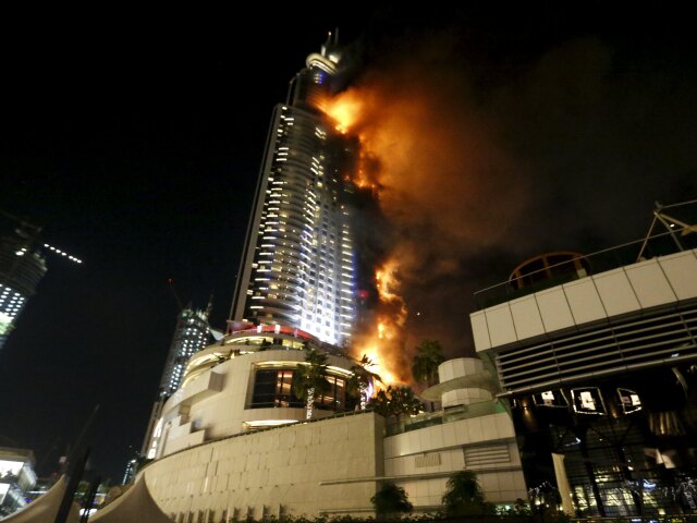 Dubaj, požiar