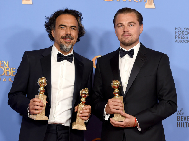 Režisér Alejandro Gonzalez Inarritu a Leonardo DiCaprio
