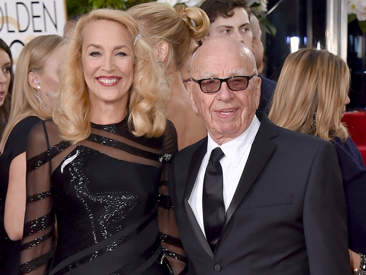 Jerry Hall a magnát Rupert Murdoch