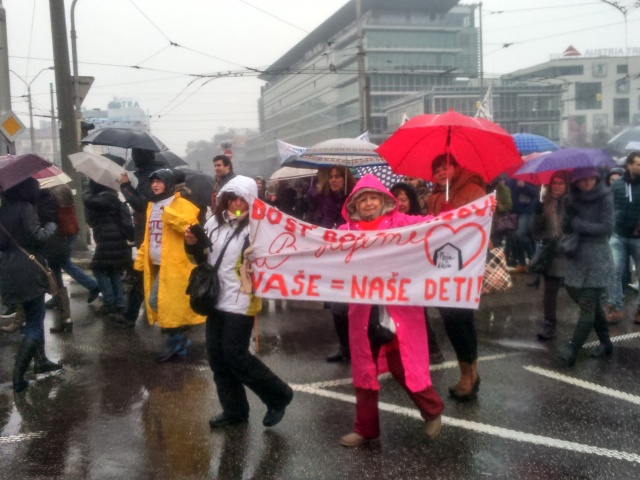 štrajk učiteľov, 25.1.2016
