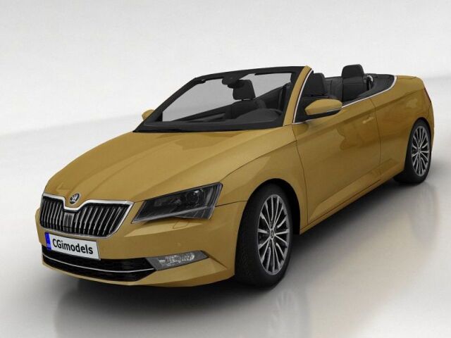 Škoda Superb Cabrio - ilustrácia
