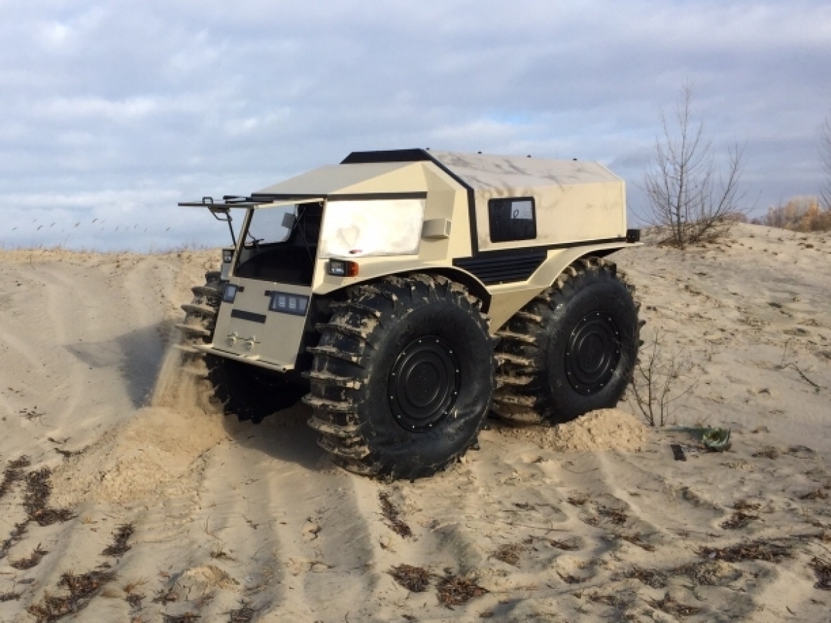 Sherp 4x4 - Šerp ruský obojživelník