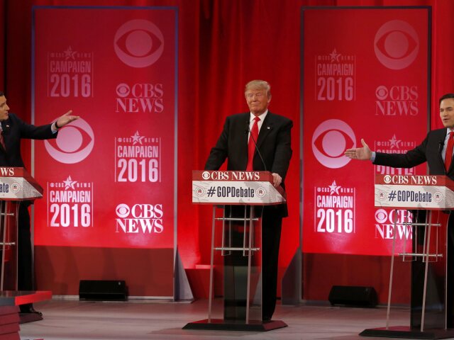Ted Cruz, Donald Trump, Marco Rubio