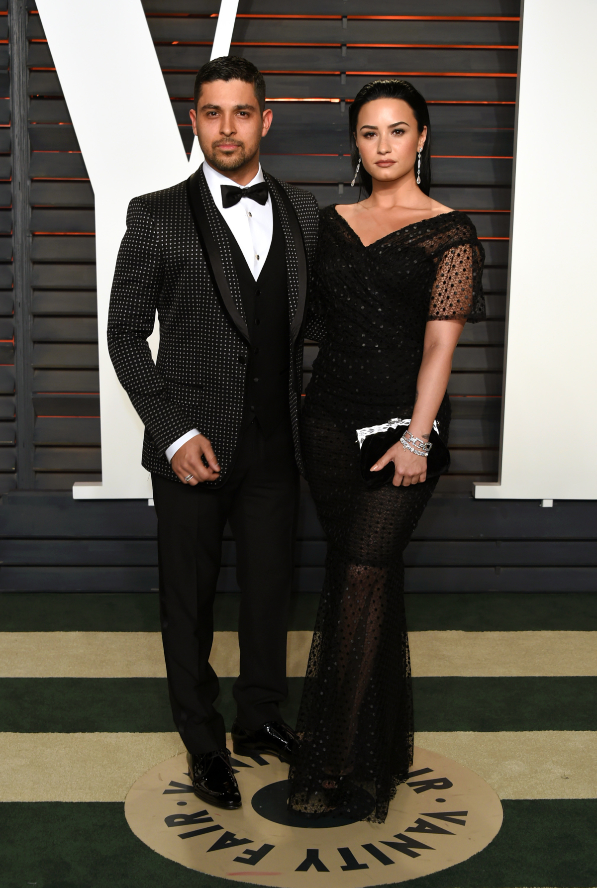 Herec Wilmer Valderrama a jeho partnerka Demi Lovato.