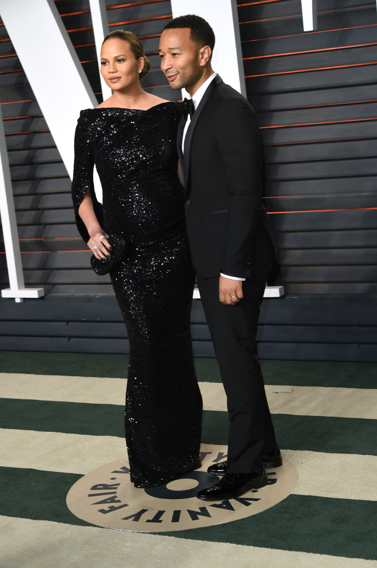 Tehotná Chrissy Teigen a jej manžel John Legend.