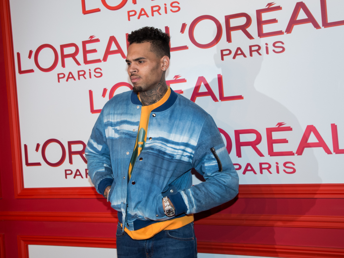 Americký spevák Chris Brown.