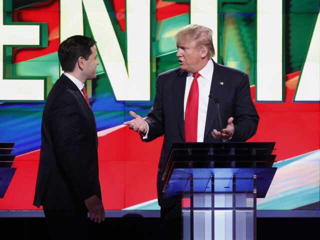 Marko Rubio, Donald Trump