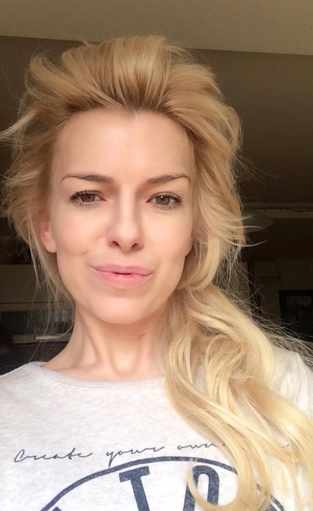 Moderátorka Zlatica Puškárová na snímke z Facebooku.