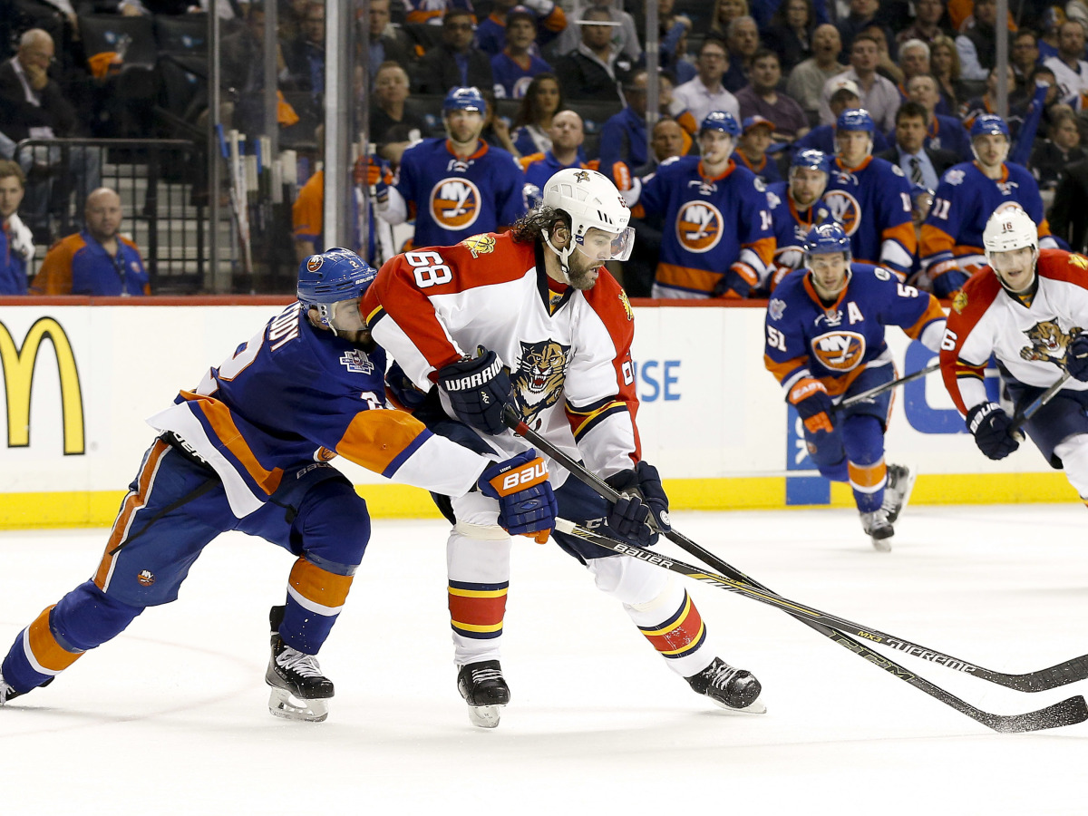 Jaromír Jágr, Nick Leddy,