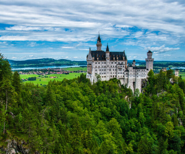 Bavorsko, Neuschwanstein, zámok, Nemecko