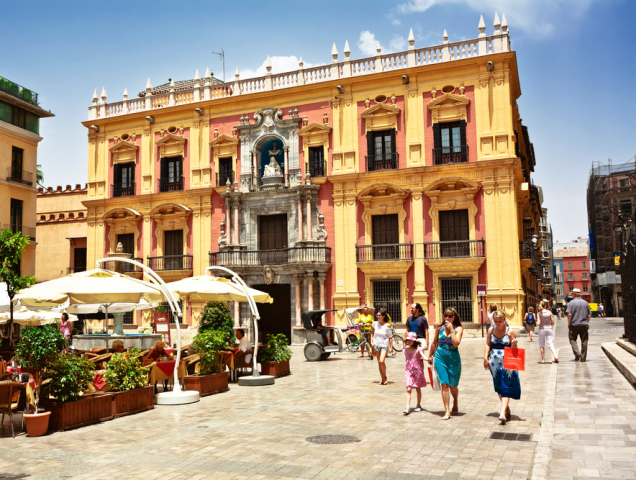 malaga, španielsko, anadalúzia