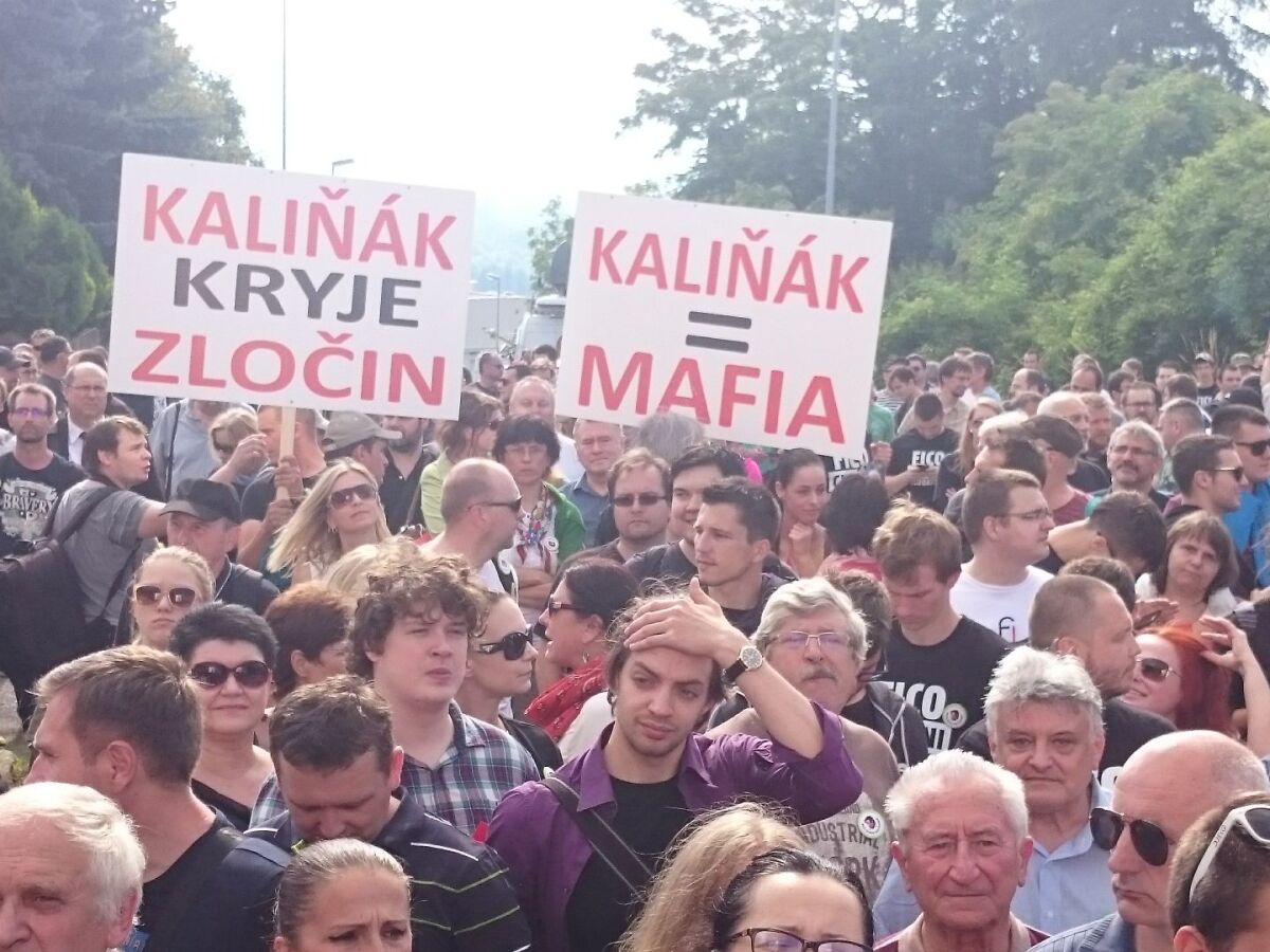 protest Bonaparte, kauza Bašternák,