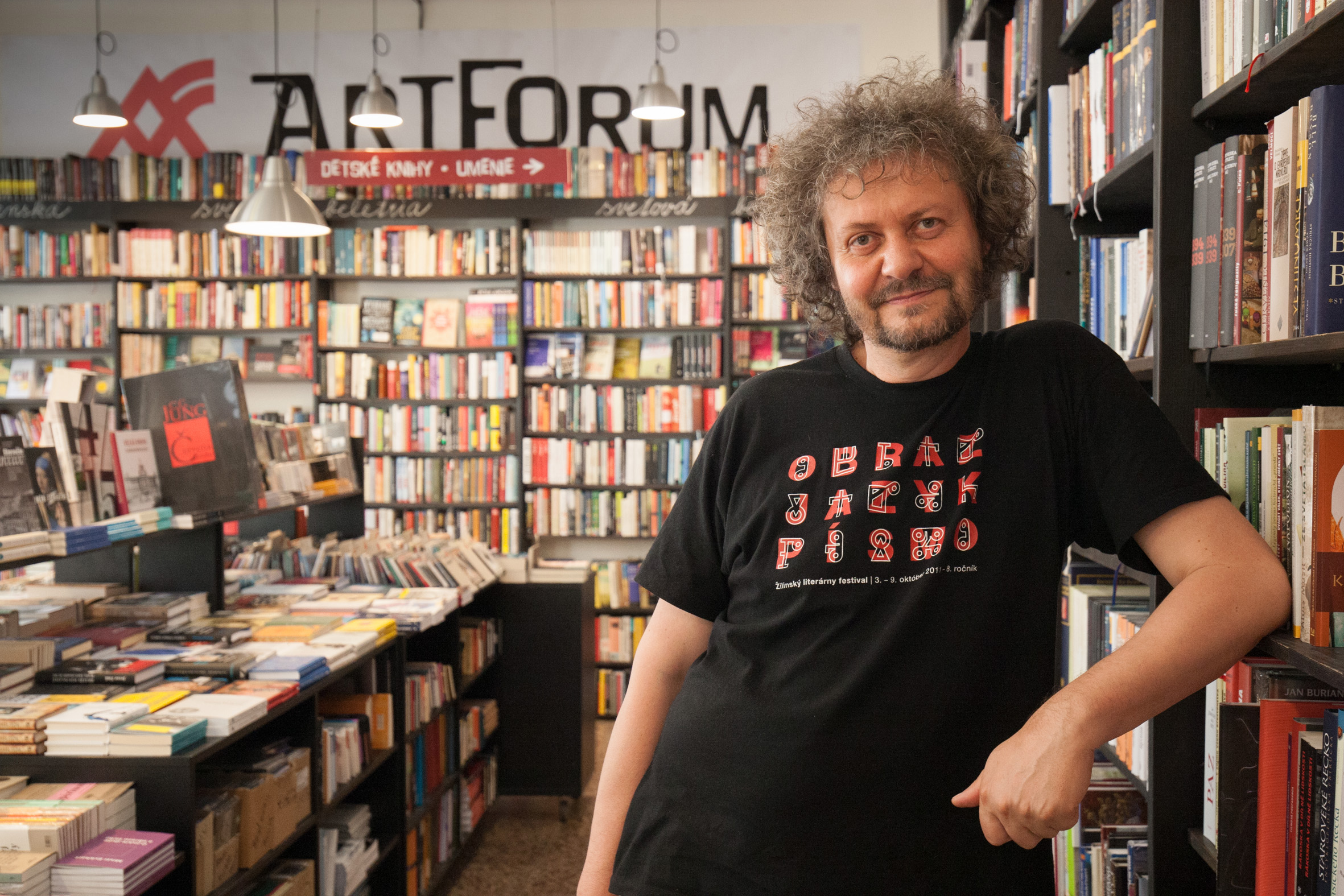 Vladimír Michal, šéf vydavateľstva a siete kníhkupectiev Artforum.