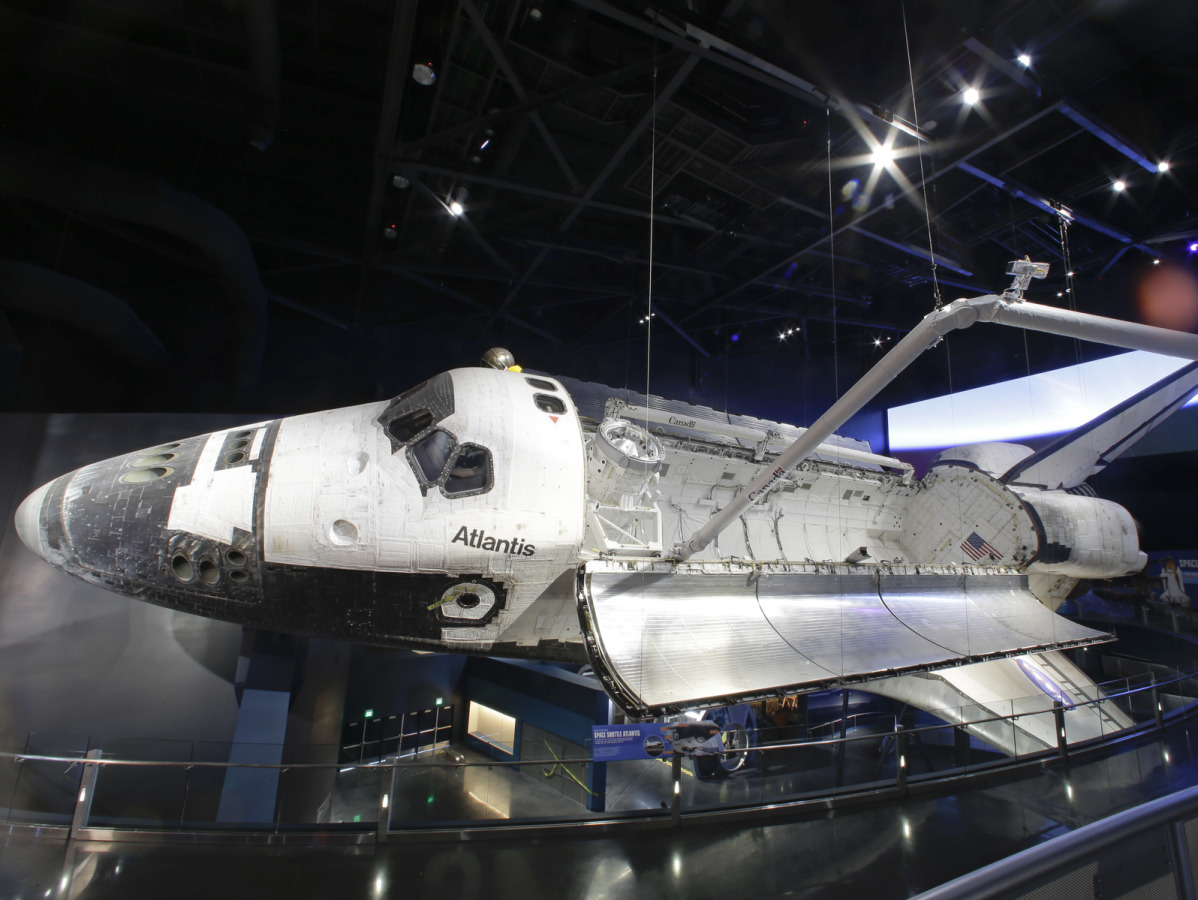 vesmír, antlantis, cape canaveral, florida