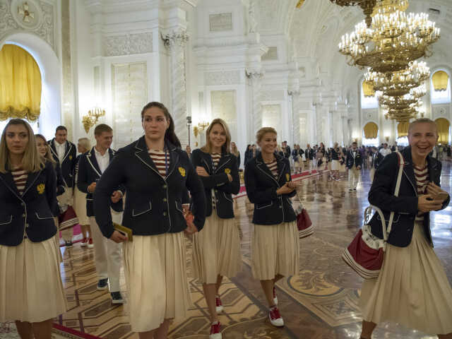 Vladimir Putin, športovci