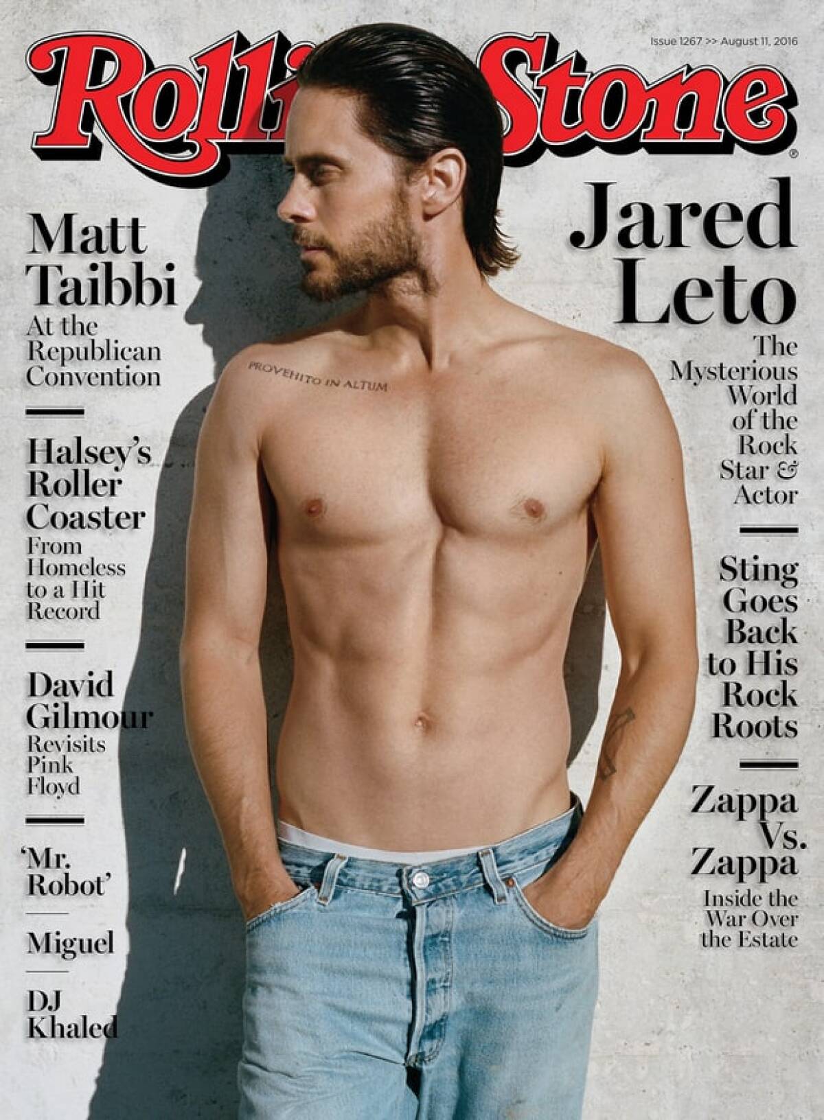 Herec Jared Leto na titulnej strane Rolling Stone. 