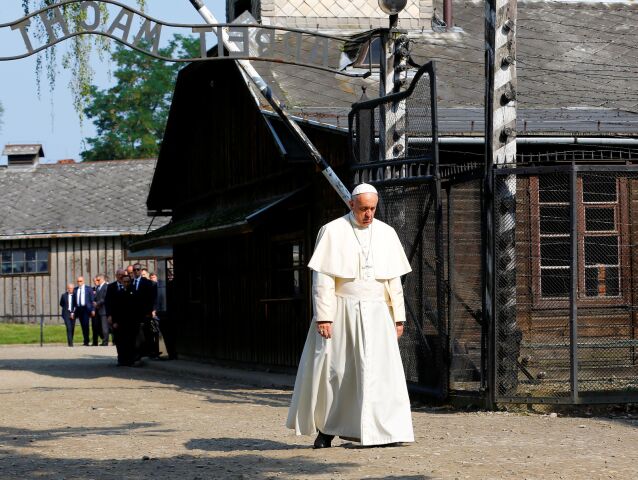 pápež František, koncentračný tábor Auschwitz