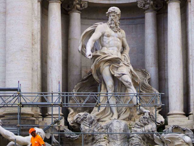 Taliansko, Rím, fontána di Trevi