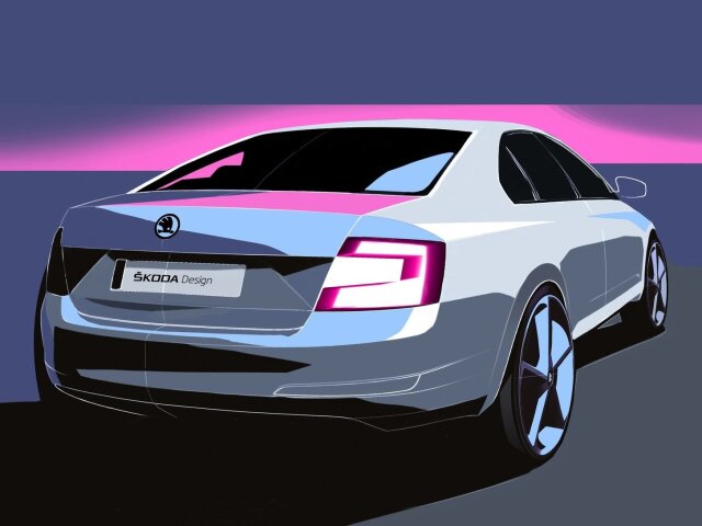 Škoda Octavia - skica