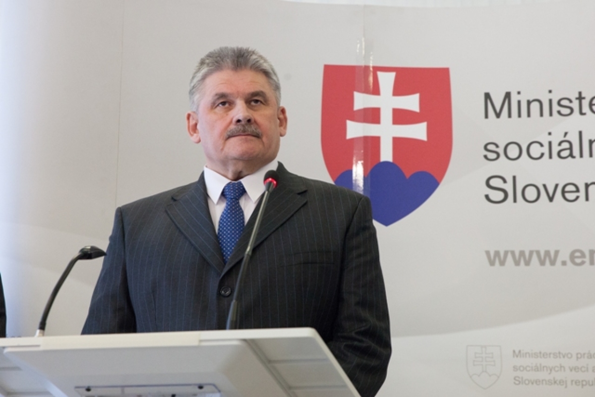 Ján Richter, minister práce