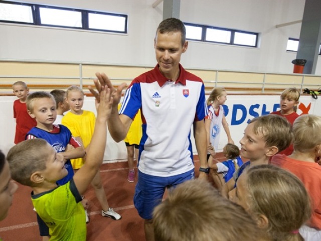Matej Tóth, deti, šport, telocvičňa