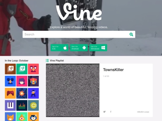 Vine, Twitter