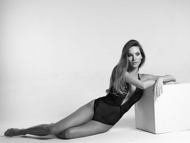 Modelka Andrea Verešová na zábere z Instagramu.
